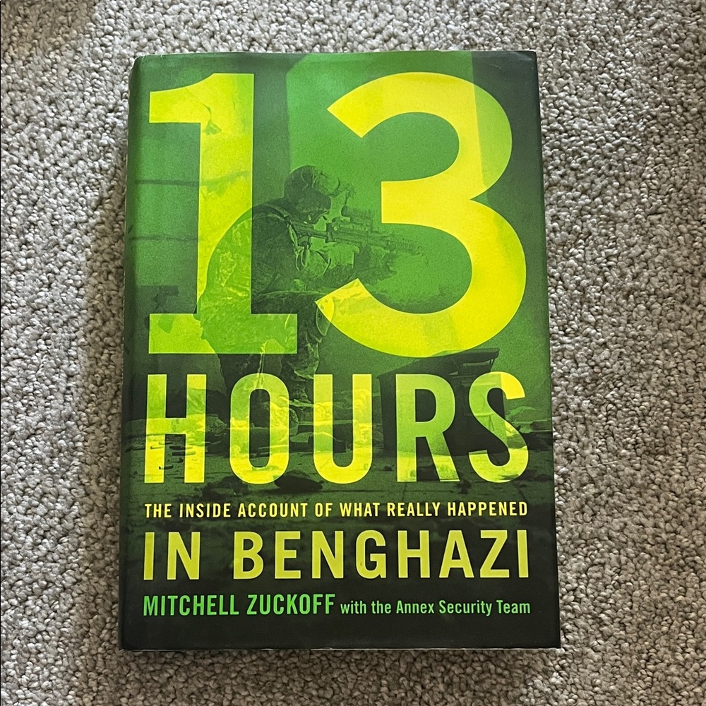 13 Hours Book by Mitchell Zuckoff